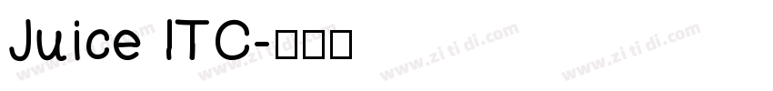 Juice ITC字体转换